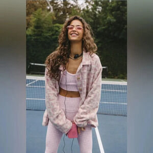 Beach Riot Skye Jacket, mod flower check
